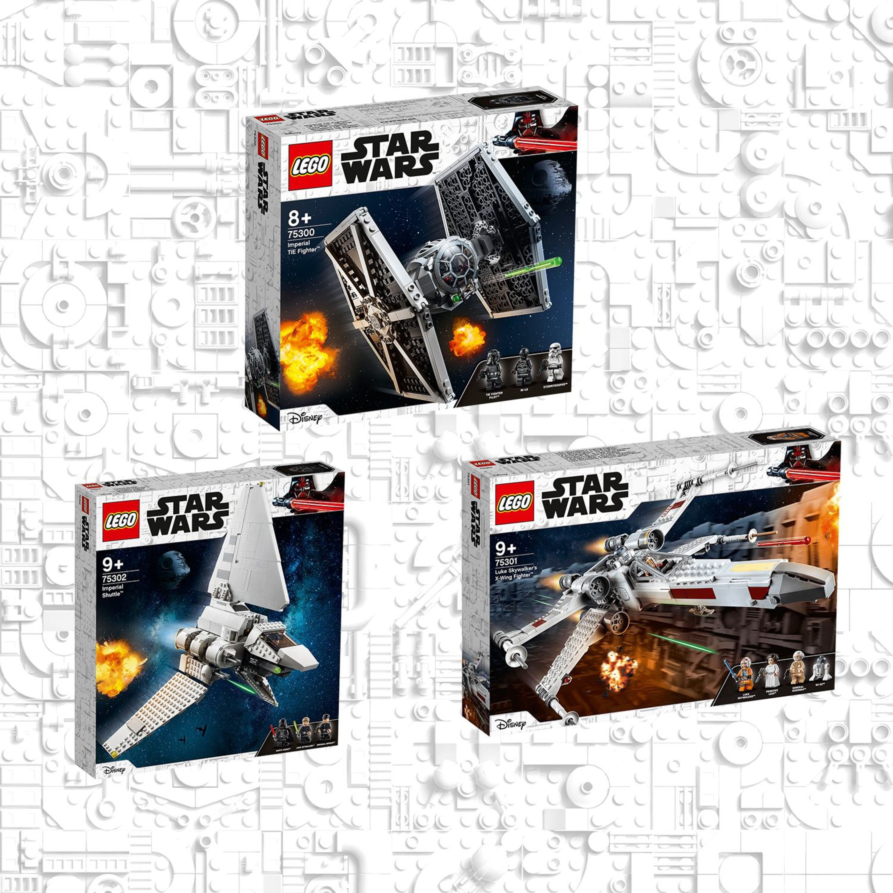 LEGO Star Wars Playset Imperial Shuttle 75302 with Darth Vader Luke Skywalker Blaster Pistol 660 Pieces Walmart