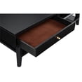 thumbnail image 4 of Alpine Furniture Flynn Wood 1 Drawer Coffee Table in Black, 4 of 6