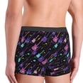 thumbnail image 3 of Fotbe Colorful Guitar Men’s Total Support Pouch Boxer Briefs, X-Temp Cooling, Moisture-Wicking Underwear, Regular, Long-leg and Trunk-Small, 3 of 6