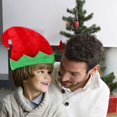thumbnail image 3 of Sombrero Navideño Materiales Para Decoración Navideña Sombrero Con Rayas Y Costuras Adorno Para Sombrero Adecuado Para Reuniones Familiares Y Fiestas Navideñas, 3 of 7