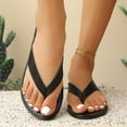 thumbnail image 5 of Xdegoge Women's Flip Flops Thong Sandals Flat Slide Lightweight Casual Summer Beach Shoes Open Toe Slip On Daily Walking Vacation Footwear, 5 of 9