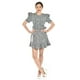 thumbnail image 5 of Vestido corto de tweed Roman Fashion /Tallas Extras, 4432 (Negro) negro CH, 5 of 5