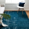 thumbnail image 4 of Unique Loom Valencia Collection Area Rug - Seville (4' 1" x 6' 1" Rectangle Blue/Ivory), 4 of 10