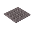 thumbnail image 1 of Clearance! Foam Panel Sound Stop Absorption Self Adhesive Sponge Studio KTV Soundproof Wall stickers,Grey, 1 of 1