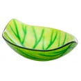 thumbnail image 6 of Eden Bath EB_GS18 Bathroom Green Leaf Shaped Tempered Glass Vessel Sink, 6 of 7