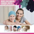 thumbnail image 6 of osvyo Chemo Hats Head Scarves Covers for women Slip On Bamboo Headwear Medium Pink, 6 of 6