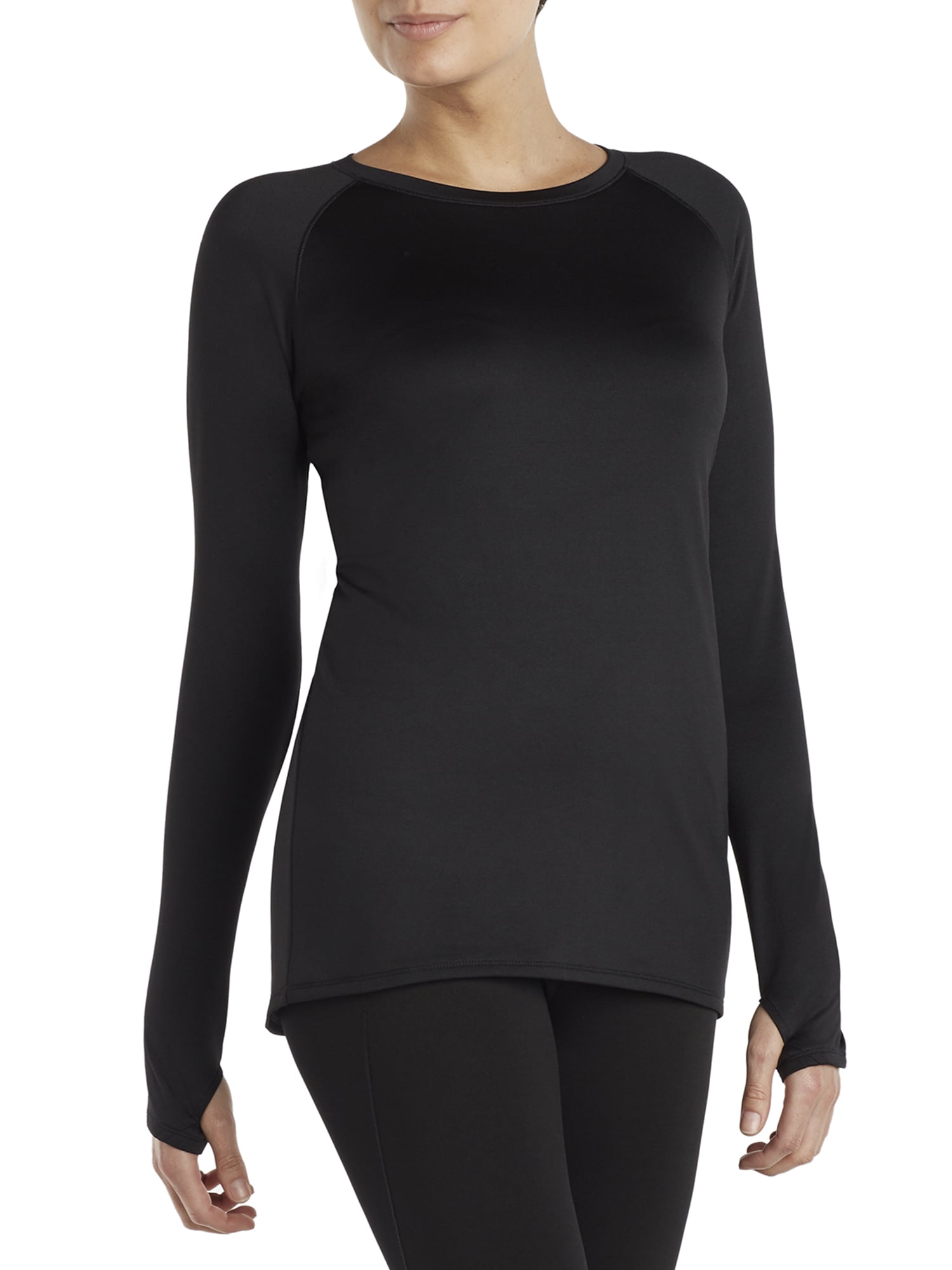 ClimateRight by Cuddl Duds Women's and Women's Plus Plush Warmth Base Layer  Top 