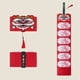thumbnail image 5 of Fiudx Sobre Rojo con Elegante Borla, Gran Capacidad con 6 Ranuras para Tarjetas, Exquisitos Motivos de Bendición, Ideal para Regalos de Primavera, Bodas y Cumpleaños. Tamaño: 17,5 X 9,5 Cm., 5 of 6