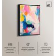 thumbnail image 2 of Colorburst Melody Canvas Modern Color Abstract by Art Remedy, Black Frame, 30" x 45", 2 of 7