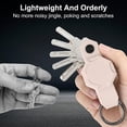 thumbnail image 3 of Funda Protectora Apple Airtags Llavero Silicona () Rosa, 3 of 9