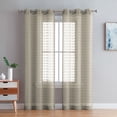 thumbnail image 2 of Better Homes & Gardens Clipped Pom Pom Window Curtain Panel, Set of 2, 2 of 5