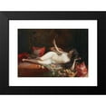 thumbnail image 2 of Delphin Enjolras 14x11 Black Modern Framed Museum Art Print Titled - On a Bed of Roses, 2 of 5