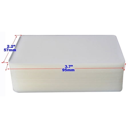 INTBUYING 2.2*3.7inch Thermal Laminating Pouches Film 600pcs