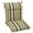 Eastbay Onyx, variant on Blazing Needles Spun Polyester Outdoor Squared Seat/Back Chair Cushion-Color:Vanya Paprika