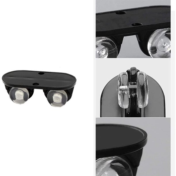 Polea de caja de almacenamiento de 8 piezas, ruedas pequeñas para muebles, polea adhesiva de plástico autoadhesiva que se puede utilizar para cubos de basura, cajas de almacenamiento, muebles ZefeiWu 9024735247722