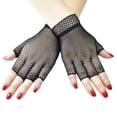 thumbnail image 3 of Guantes de Red Jinwen Adultos Cosplay Night Club Negro, 3 of 7