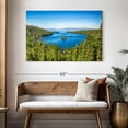 thumbnail image 3 of Elephant Stock Scenic View Of Emerald Bay Wall Art - Horizontal Canvas Wall Art - Living Room Wall Decor - Nature Canvas - Beige And Green Decor - 48" x 32", 3 of 8