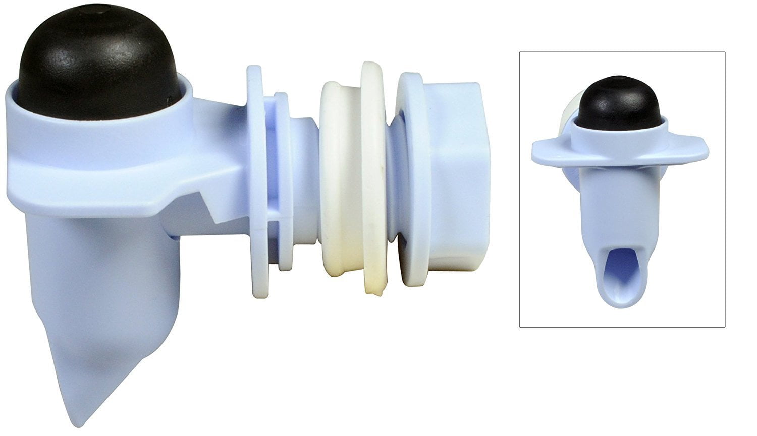 Rubbermaid 2B8725WHT Cooler Spigot With Extension, 1Pack, Multicolor