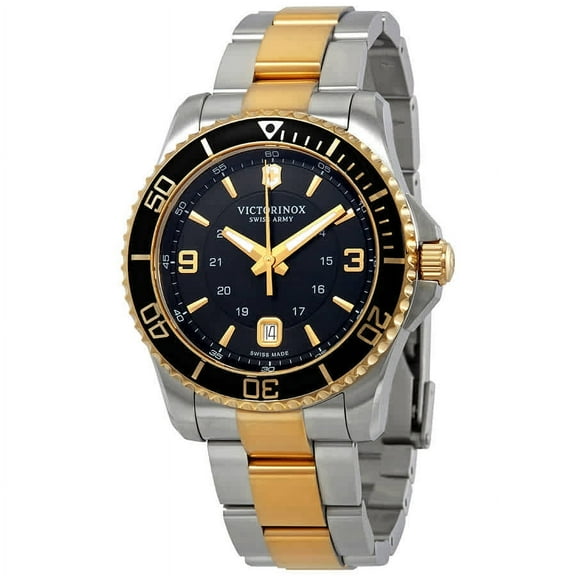 Victorinox Maverick Black Dial Two-tone Men's Watch 241824