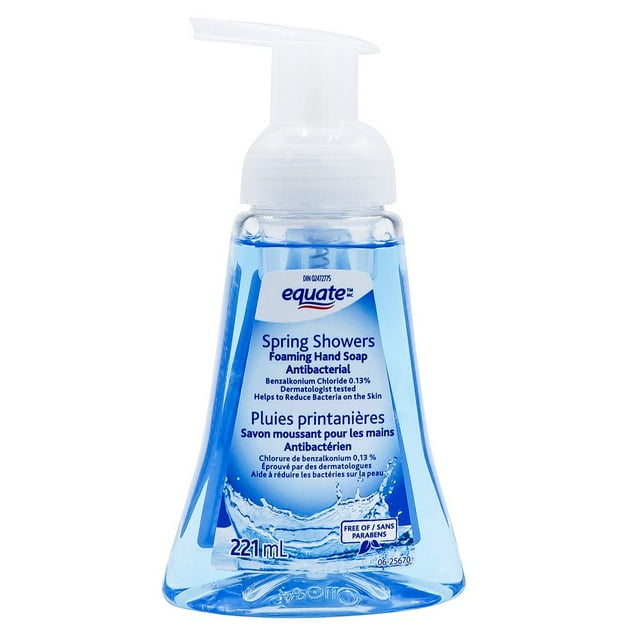 Equate Spring Showers Antibacterial Foaming Hand Soap, 221 ml