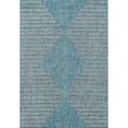 thumbnail image 1 of Novogratz VILLAVI-07AQA3350 3 ft. 3 in. x 5 ft. Villa-07 Rectangle Area Rug - Aqua, 1 of 1