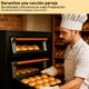 thumbnail image 3 of Bluelander Horno Industrial Panadería, 150 * 90 * 70 cm, Incluye 4 Charolas (65 * 45 cm), 3 Quemadores, Tipo Flauta, Horno para Pan de Gas LP, Vidrio Templado, Temperatura Máxima 300°C (Negro), 3 of 5