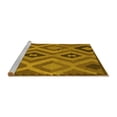 thumbnail image 2 of Ahgly Company Machine Washable Indoor Square Southwestern Yellow Country Area Rugs, 6' Square, 2 of 4