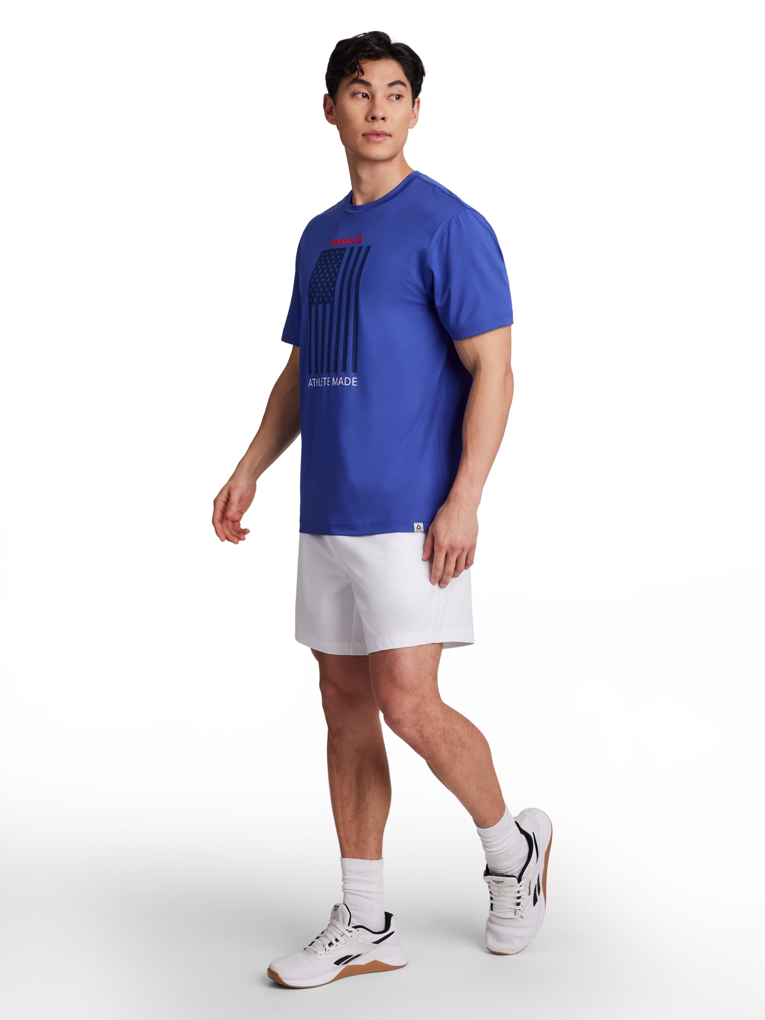 Reebok Men's and Big Men's Match Woven Short, 6" Inseam, Sizes XS-5XL
