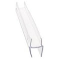 thumbnail image 3 of Glass Door Seal "H" Wipe - 3/8 Inch - 95 Inch Long - Versatile Bottom Sweep Seal for Showers, Doors & Windows - Available in 4 Glass Thicknesses White, 3 of 3