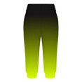 thumbnail image 5 of Stamzod Ladies Capri Pants Fashion Gradient Printing Summer Stretch Waist Crop Pants Casual Breathable Plus Size Capris for Women with Pocket on Clearance Green M, 5 of 7