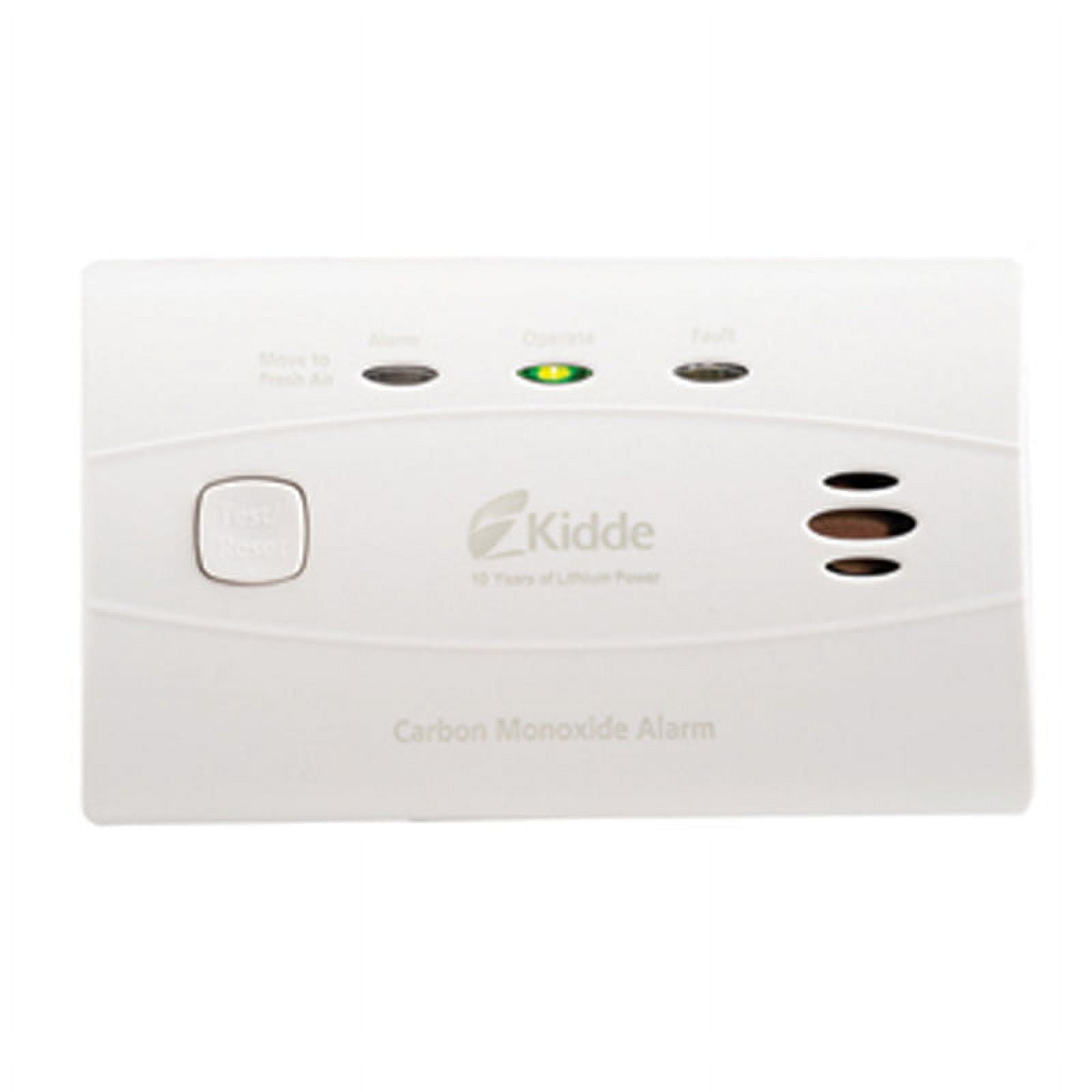 (2 pack) Kidde Battery-Powered Electrochemical Carbon Monoxide Detector