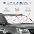 thumbnail image 4 of Fotbe Heart Rabbit 2-Piece Car Windshield Sun Shade | Sun Blocker for Car Windshield | Foldable Automotive Interior Accessories for Sun Protection-Medium, 4 of 7