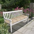thumbnail image 2 of Aoodor Tufted Outdoor Bench Cushion 42" x 19.3" x 5.1", Water-Resistant & Fade-Resistant Polyester Patio Cushion - Khaki, 2 of 8