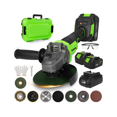 thumbnail image 2 of 125mm Kit Esmeril Angular Inalámbrica Mini Pulido 10000rpm Belug Verde, Negro, 2 of 5