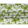 thumbnail image 4 of oneOone Velvet Light Green Fabric Insect & Floral Feather Sewing Material Print Fabric By The Yard 58 Inch Wide, 4 of 5