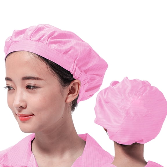 Raindrops 4-Pack Style Kitchen Caps Assorted Colors Anti-Static Cooking Hats for Food Service