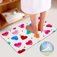 thumbnail image 4 of GZHJMY Bathroom Mat set of 3， 3 Pieces Bath Mats Set for Bathroom, Non-Slip Washable Cover Floor Rug Decorations for Bathroom, 4 of 6