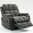 thumbnail image 2 of LEGAHOME Oversized Lift Recliner Chair with Heat & Massage, Fabric Lay Flat Recliner with Extended Footrest, Side Pockets, Cup Holders, USB Charging, Electric Power Sofa for Adults Seniors, Gray, 2 of 10