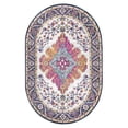 thumbnail image 4 of JONATHAN Y BOHEMIAN FLAIR 5 x 8 Oval Area Rug, Vintage Medallion - Blue/Multi, BMF106A-5OV, 4 of 5