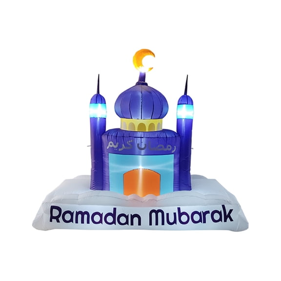 Zeiwohndc ramadans Inflatable LED Outdoor Ready for Garden Celebrations and Cultural Addition