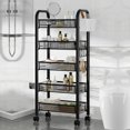 thumbnail image 1 of Andvari 5-Tier 360° Metal Produce Basket, Stackable Fruit Vegetable Organizer for Pantry Bathroom, 1 of 20