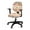 Butterfly Tulip Daisy, variant on Blue Owl Stars Breathable Computer Office Chair Cover Stretch Comfortable Boss Chair Slipcovers Universal Removable Desk Chair Seat Protector, Set of 2