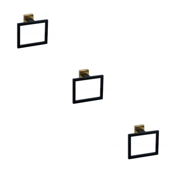 Billuyoard Juego de accesorios para baño, barra de toalla de montaje en pared sin perforación, soporte de papel autoadhesivo, gancho para , Kit Type1 NO1
