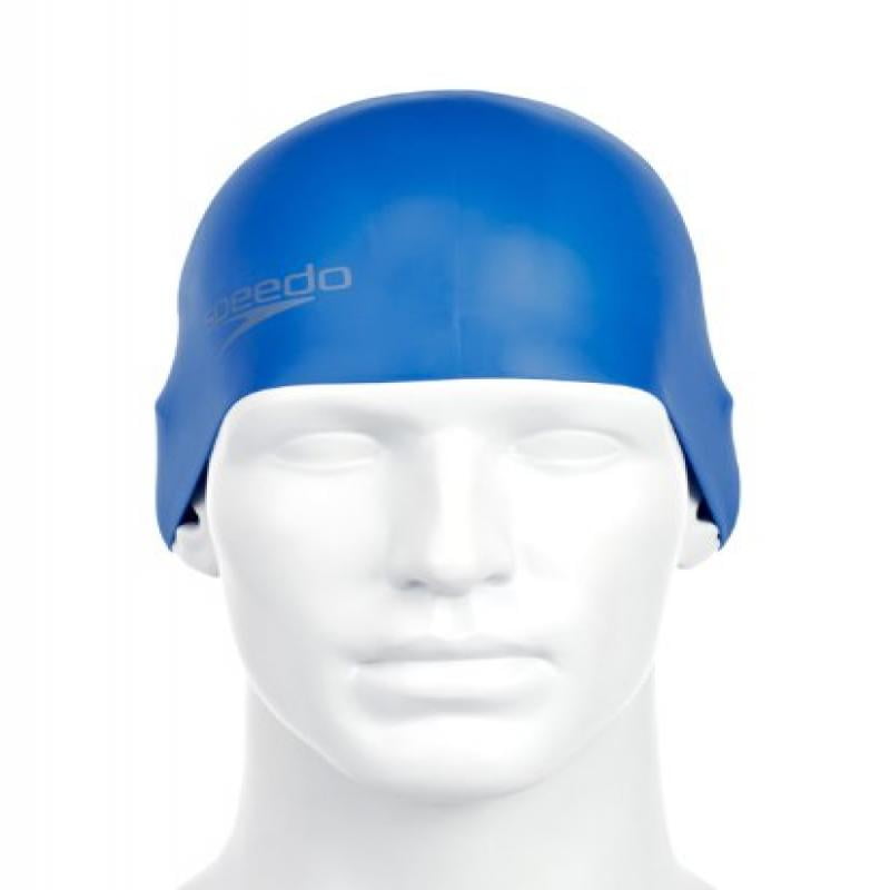 Speedo Children’s Seasquad Character Blue Silicone Swim Cap Swimming Hat 