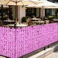 thumbnail image 6 of Rwvbm Expandable Artificial Hedge Fence, Faux Leaf Privacy Screen Panel with Flowers for Balcony Garden Patio Wall Decor, 19.7x19.7in, 1Pc, 6 of 6