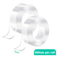thumbnail image 2 of Cinta de doble cara, cinta de pared resistente y reutilizable, tiras para colgar cuadros, cinta para alfombras y carteles., 2 of 8