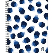 Willow Creek - Weekly planner - 2023 - week to view - wire-bound - large - Letter - wild navy dot