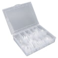 thumbnail image 3 of 240 puntas de uñas postizas artificiales ultrafinas transparentes para extensión de uñas., 3 of 14