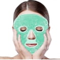 thumbnail image 1 of Mascarilla de ojos fría para rostro, compresa de hielo que reduce la hinchazón y las ojeras, paquete de compresas frías y calientes con perlas de gel, spa facial para el cuidado de la piel, 1 of 5