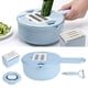 thumbnail image 3 of Trituradora De Alimentos Picadora Multifunción Manual Rallador De Patatas Y Verduras Utensilios De Cocina Azul, 3 of 7